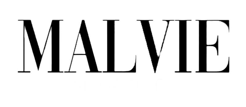 Logo of Malvie Magaine, a fashion and arts magazine based in Paris, France, publisher of the fashion editorial "Emerging From Darkness" by Houston fashion photographer Gerard Harrison.